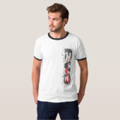 T-shirt v2 rouge d'EVO Vert (Devant entier)