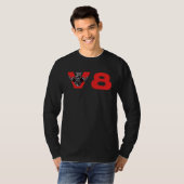 T-shirt V8 Car Tuning Engine Workshop (Devant entier)