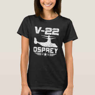 T-shirt V 22 MV 22 CMV 22B Osprey SVTOL Distresse d'aérone