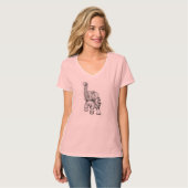 T-shirt V-Cou d'éléphant (Devant entier)