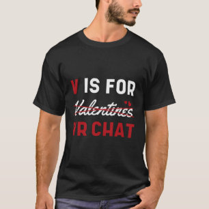 T-shirt V est pour le Conversation Vr