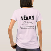 T-shirt V est pour Vegan (Dos)