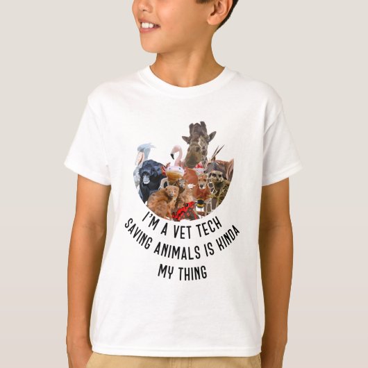 T-shirt V est pour Vet (Devant)