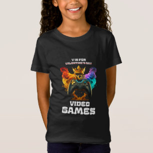T-Shirt V Is For Video Games