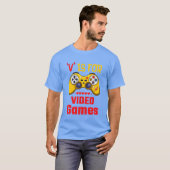 T-shirt V Is For Video Games Funny gamer funny gift (Devant entier)