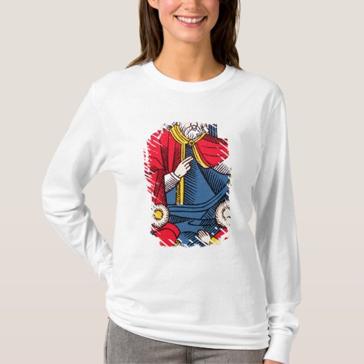 T-shirt V le pape, carte de tarot (Devant)
