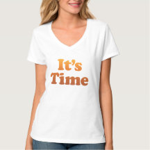 T-Shirt V-Neck deux faces Sunset 47 pour femmes :