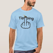 T-Shirt V-Neck Fly Tipping Flip (Devant)