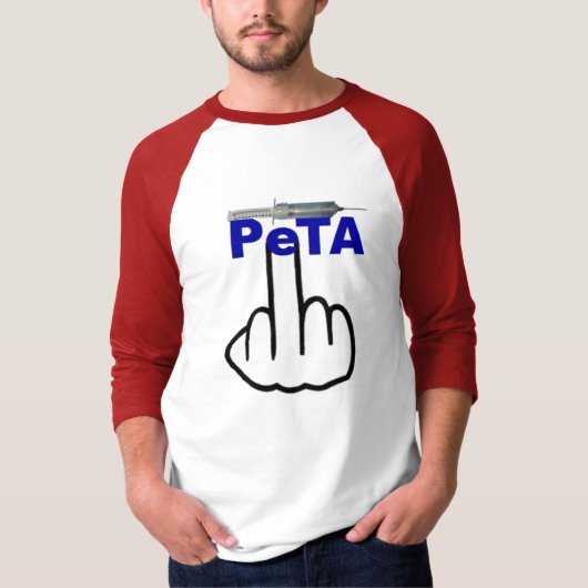 T-Shirt V-Neck Peta Flip (Voorkant)
