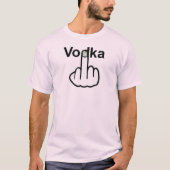 T-Shirt V-Neck Vodka Flip (Devant)