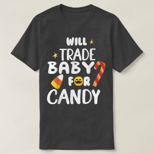 T-shirt Va Échanger Bébé Pour Candy Drôle Correspondant Ha (Design devant)