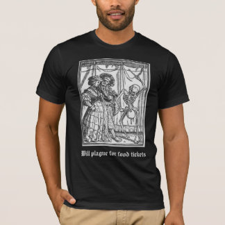 T-shirt Va écoper pour des billets de nourriture (police O