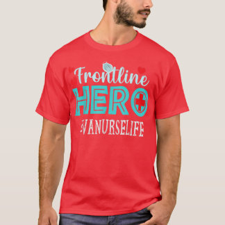 T-shirt Va Infirmière Frontline Hérotravailleurs Appréciat