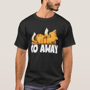 T-shirt Va te faire voir chat pour un matin paresseux Chat