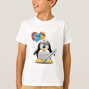 T-shirt Va-t'en bientôt. Infirmière de pingouin.