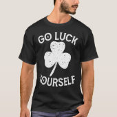 T-shirt Va T'Enchérir Saint Patrick Day Funny St Patron (Devant)