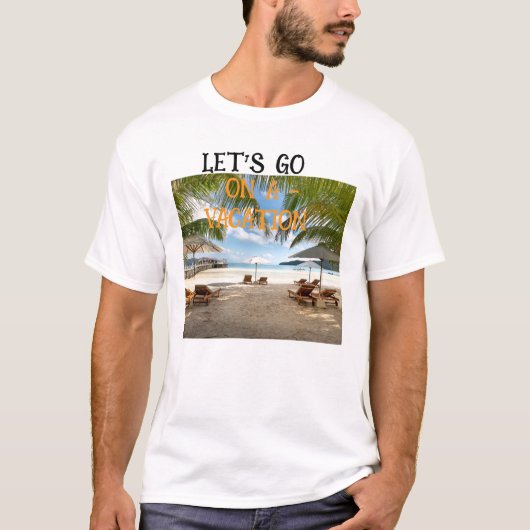 T-shirt Vacances (Devant)