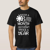 T-shirt Vacances - (Devant)