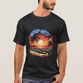 T-shirt Vacances à Surf City (Devant)