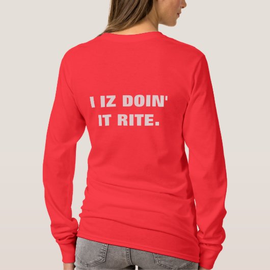 T-shirt Vacances agréables KittehT (Dos)