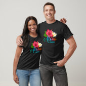 T-shirt Vacances Aloha Avec Hibiscus Tropical Hawaiien Flo (Unisexe)