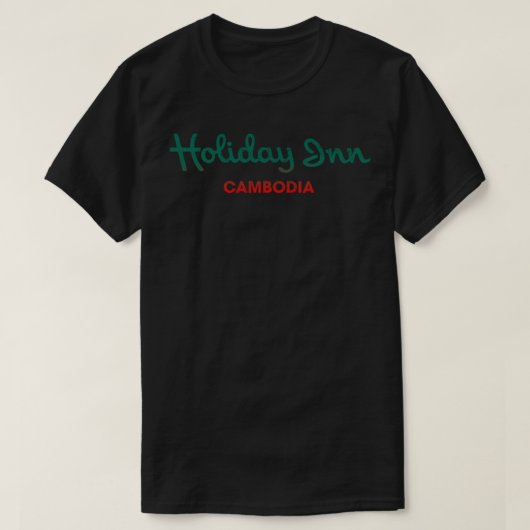 T-shirt Vacances Au Cambodge (Design devant)