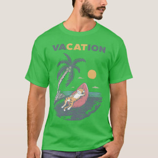 T-shirt Vacances Chat garçon