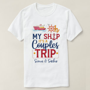 T-shirt Vacances croisière en couple