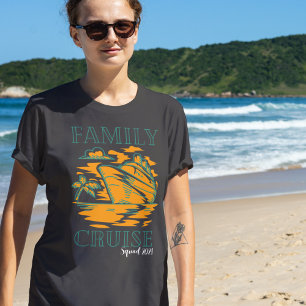 T-shirt Vacances croisière en famille 2024