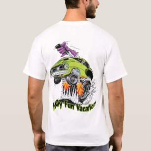 T-shirt Vacances d'amusement de famille de visite de