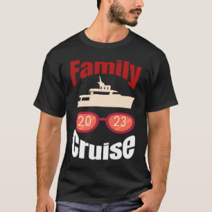 T-shirt Vacances de croisière en famille en faisant des so