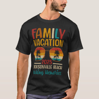T-shirt Vacances de famille assorties à Jacksonville Beach