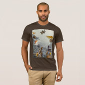 T-shirt Vacances de kangourou (Devant entier)