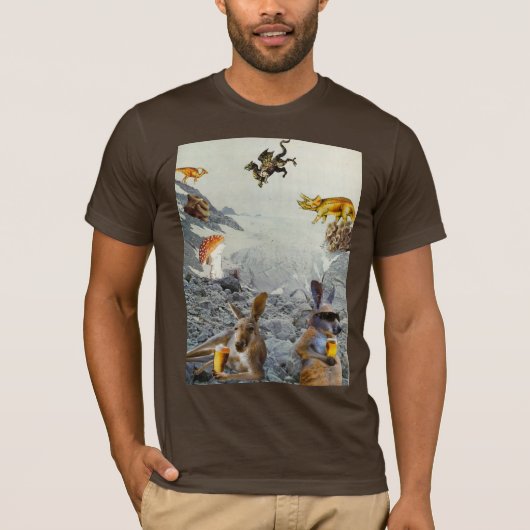 T-shirt Vacances de kangourou (Devant)