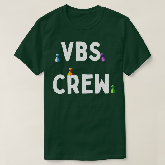 T-shirt Vacances de l'équipe VBS Bible École Jeu Pièces Th (Design devant)