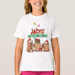 T-shirt Vacances de Noël du capybara