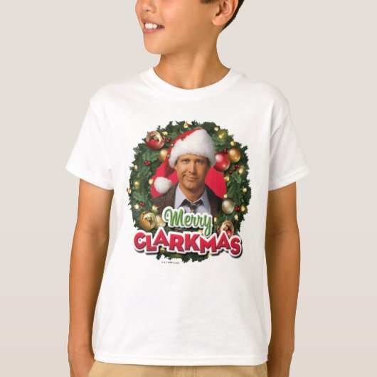 T-shirt Vacances de Noël | Merry Clarkmas (Devant)