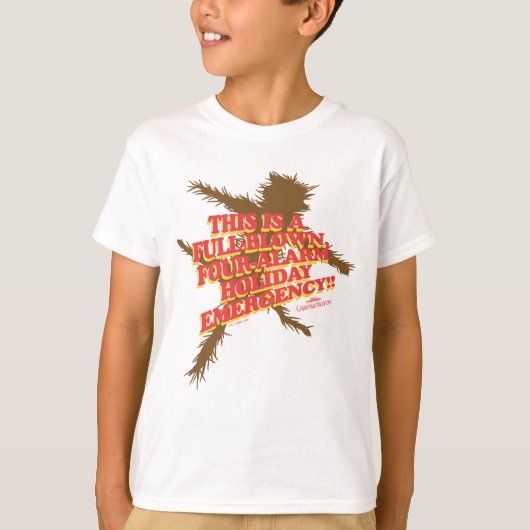 T-shirt Vacances de Noël | Vacances à quatre alarmes (Devant)