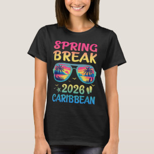 T-shirt Vacances de printemps Caraïbes 2026 Voyage
