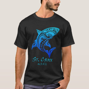 T-shirt Vacances de requin de la tribu Sainte Croix Usvi