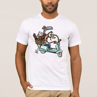 T-shirt Vacances de vague déferlante de singe de
