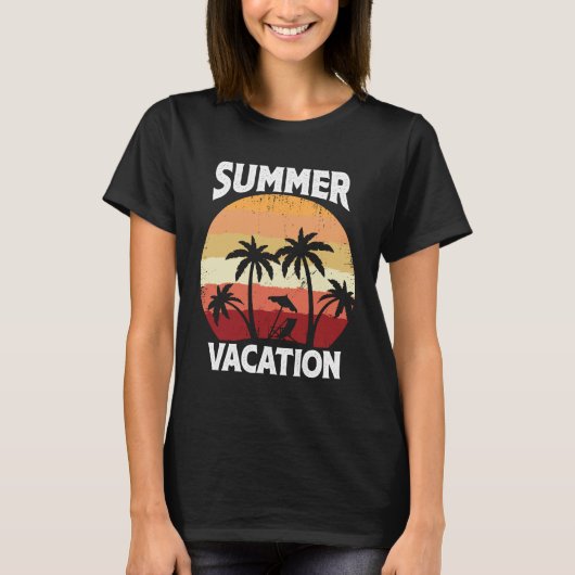 T-shirt Vacances d'été (Devant)