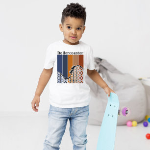 T-shirt Vacances d'été à cheval Rollercoaster Retro