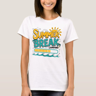 T-shirt Vacances d'été chargement drôle de vacances graphi