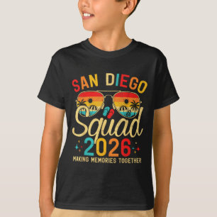 T-shirt Vacances d'été en famille à San Diego Beach CA
