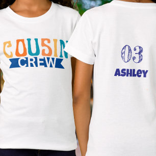 T-Shirt Vacances d'été en famille avec l'équipe de cousins