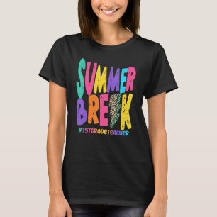 T-shirt Vacances d'été Enseignant de 1re année Suppléant L