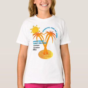 T-shirt Vacances d'été Famille Retrouvailles Enfants