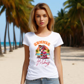 T-shirt Vacances d'été Flamant