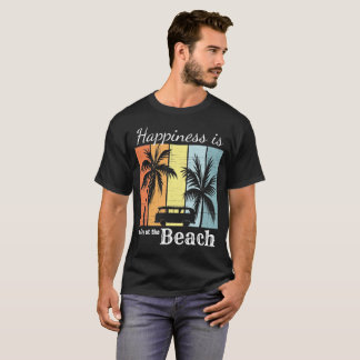 T-shirt Vacances d'été Le bonheur est une journée à la pla